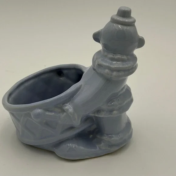 Vintage Niloak Clown Pottery Planter EUC